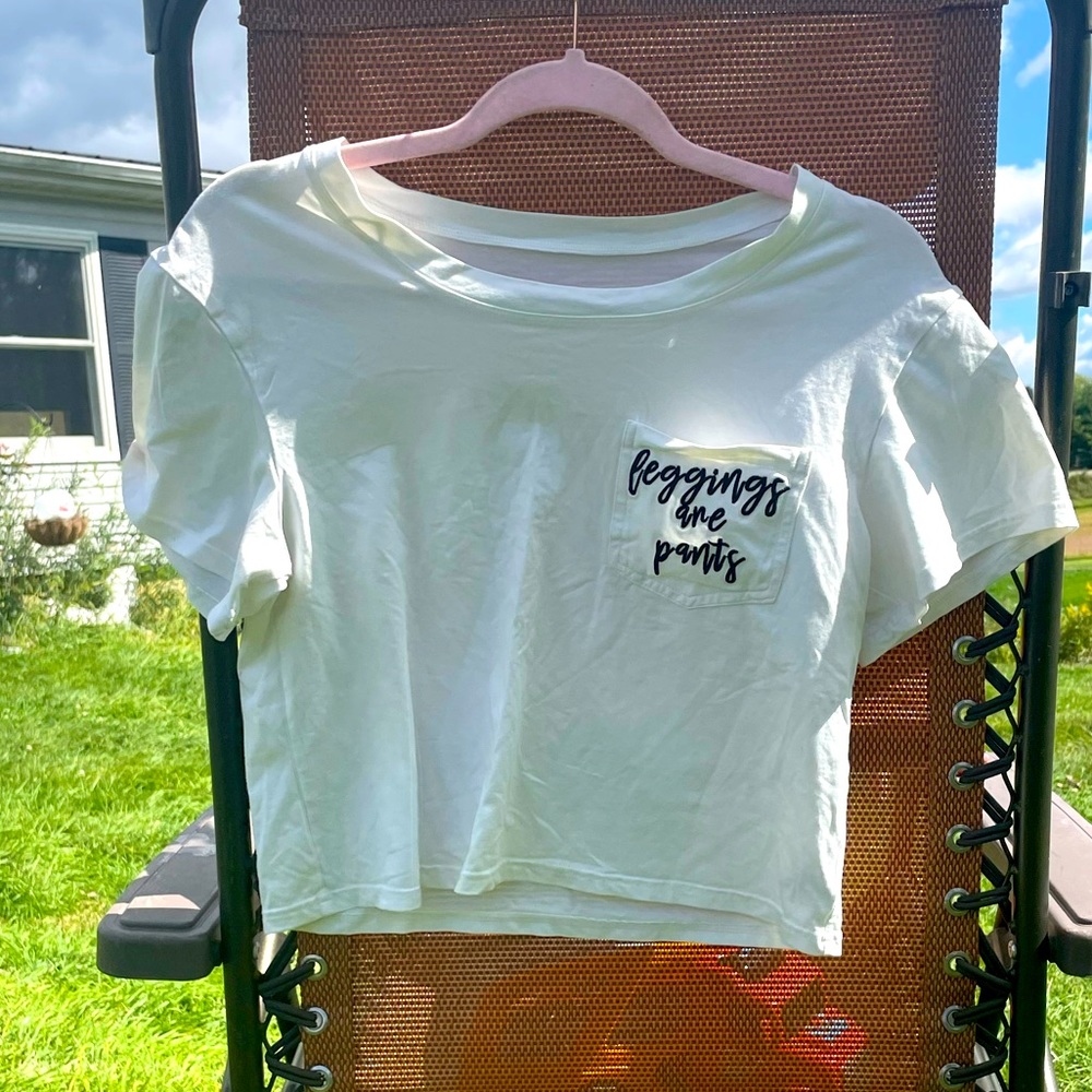 (2for$10) POPFIT NWOT WORKOUT CROPTOP! (M)